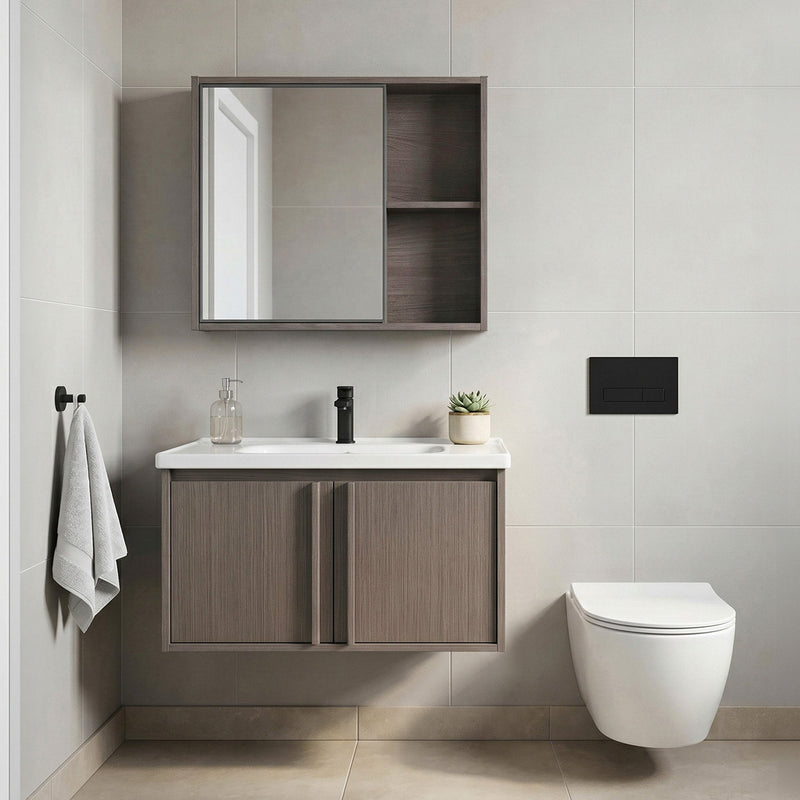 Set mobilier de baie cu lavoar Gama T25023 KJM 70CM