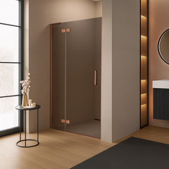Ușă de duș Rea Hugo 90 Copper Brush