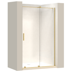 Ușă de duș Rea Montana 120 Gold brush
