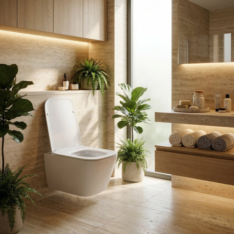 Vas Toaleta Rea Julio Rimless - Ceramică sanitară - Alb | SanitarePro