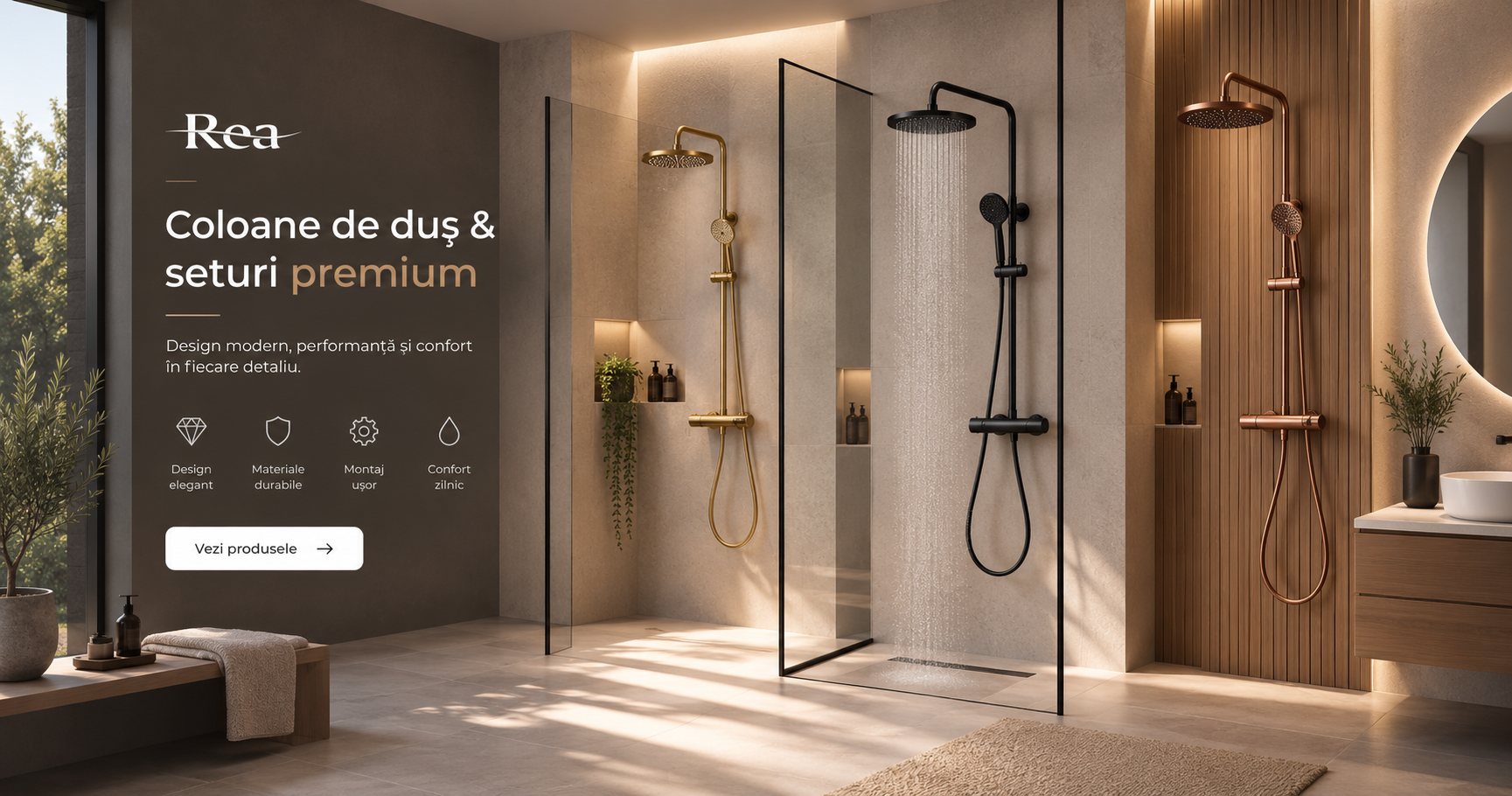 Coloane de duș & seturi premium