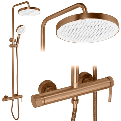 Set dus Rea Grace Brush Copper - Alamă, ABS - Cupru periat | SanitarePro