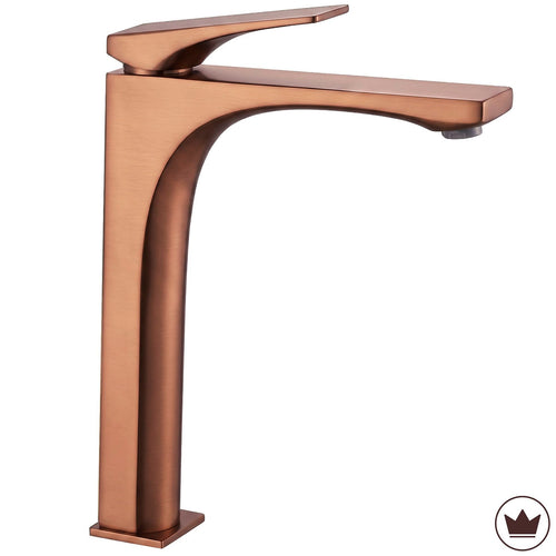Baterie pentru baie PREMIUM Rea Joe Brush Copper High - Alamă - Cupru periat | SanitarePro