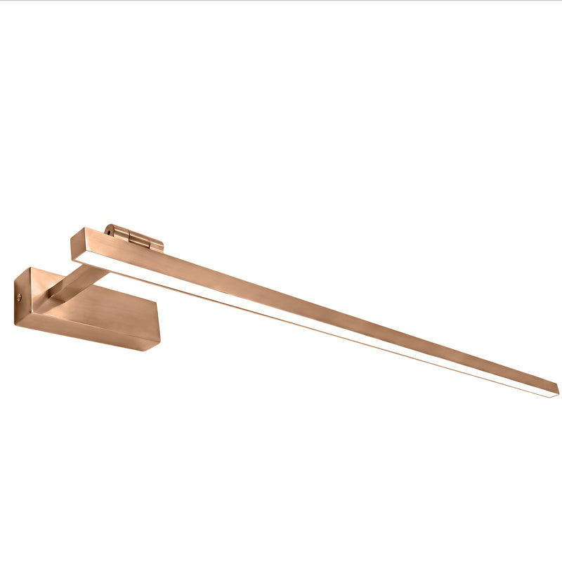 Aplică LED pentru baie SWE039-1W 80cm BRUSH COPPER - metal, plastic | SanitarePro