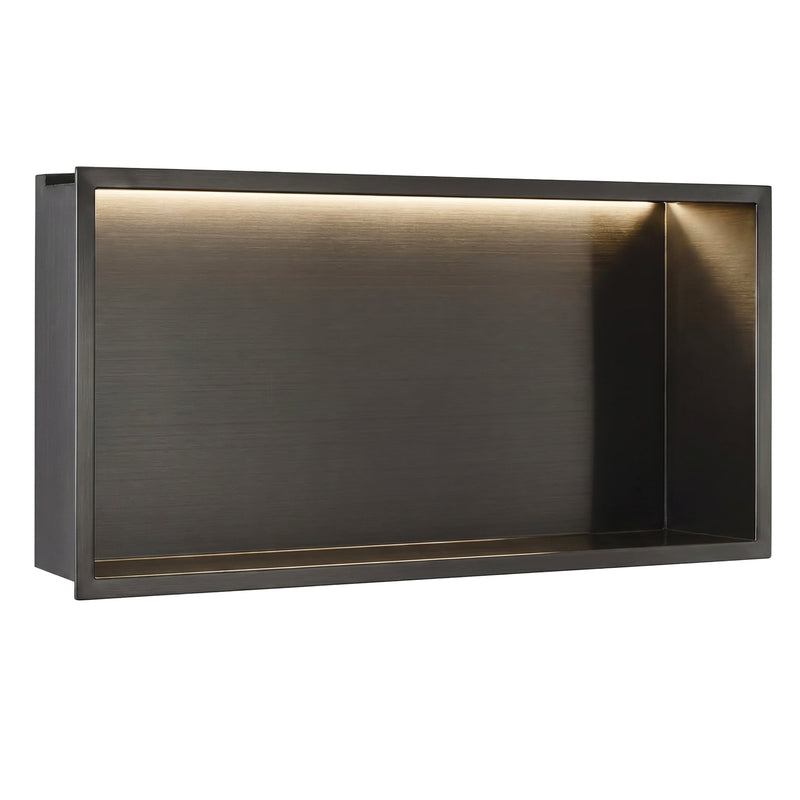 Nișă de baie LED 30x60 Titan - Inox - Titan | SanitarePro