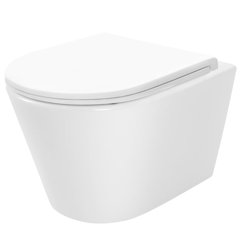 Vas Toaleta Rea Tito Tornado NFQ - Ceramică sanitară - Alb | SanitarePro