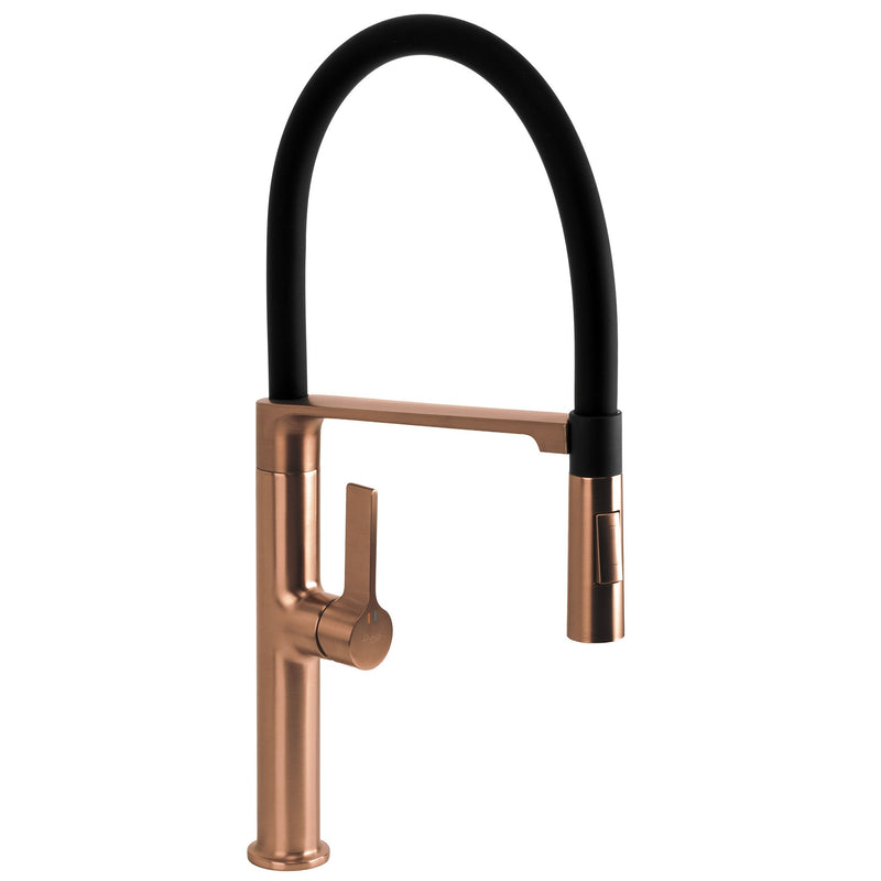 Baterie de bucătărie REA Lago Brush Copper - Alamă, ABS - Cupru periat | SanitarePro