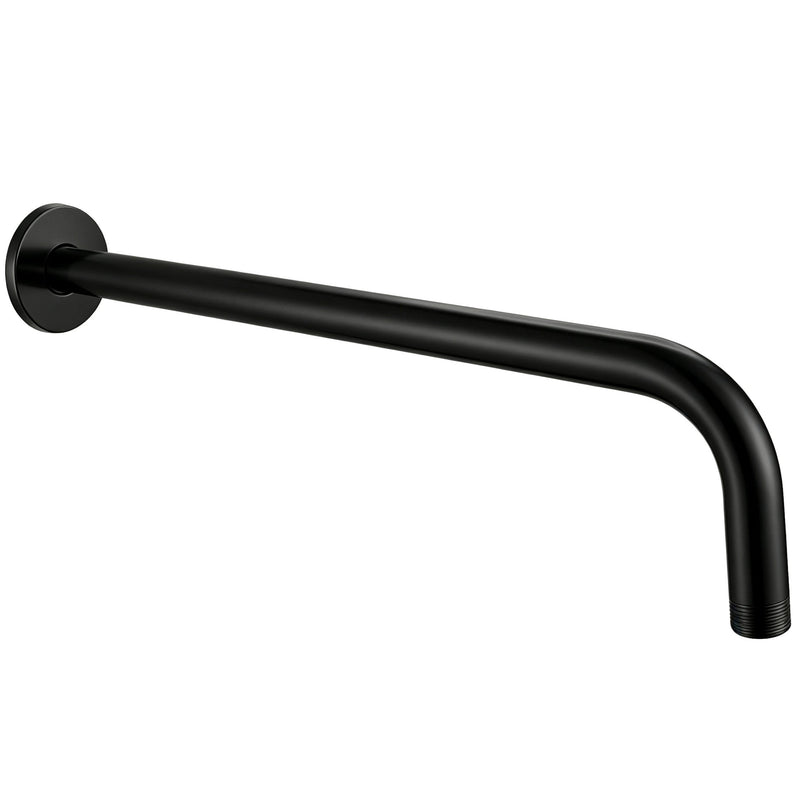 Braț duș rotund REA JS-9021B 40cm Black - Inox - Negru | SanitarePro