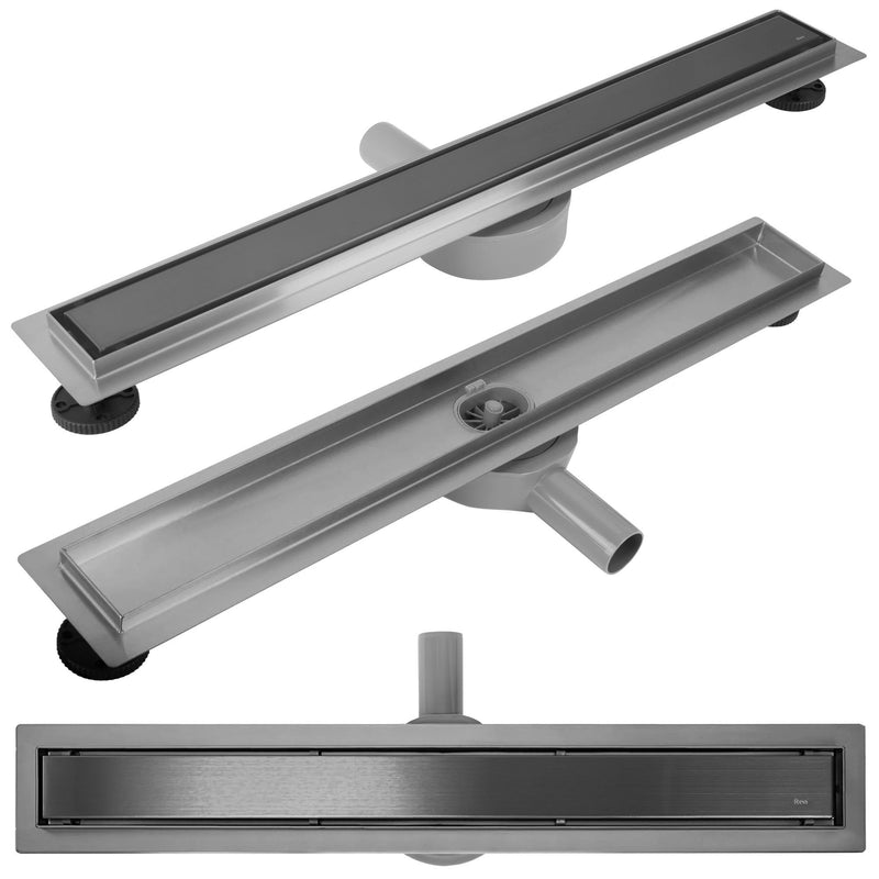 Rigola dus REA Neox pro Titan 70 - titanium | SanitarePro