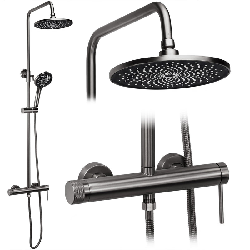 Set dus Rea Foss Clif Titan - Alamă, ABS - Titan | SanitarePro