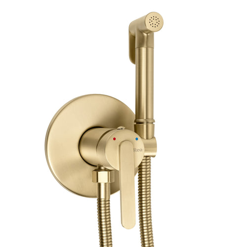 Baterie bideu Rea Ontario Brush Gold - Alamă - Auriu periat | SanitarePro