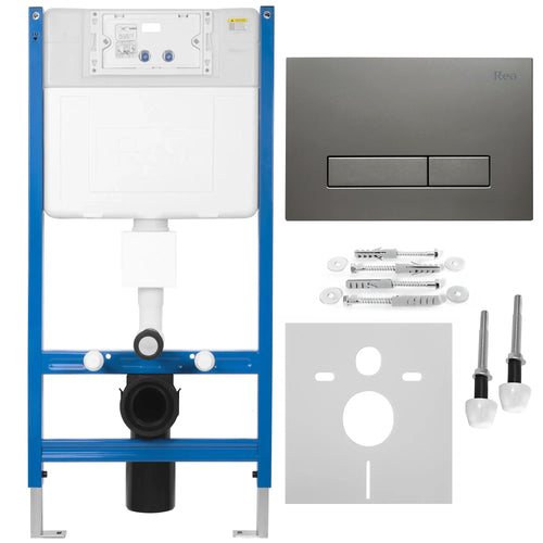 Cadru WC încastrat Rea cu buton HD Titan | SanitarePro