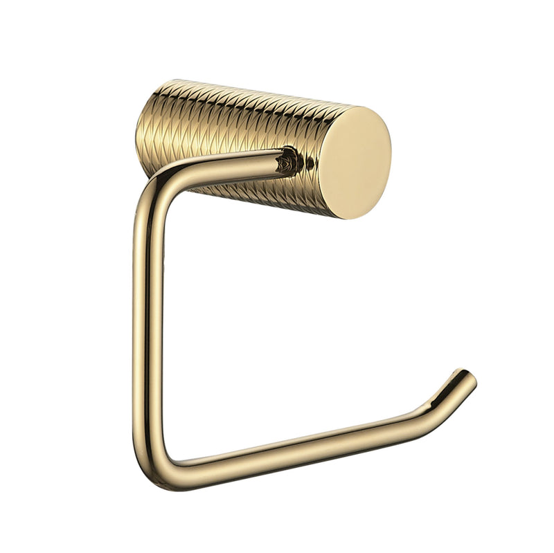 Suport hârtie igienică 9711 Prism Brush Gold - Metal - Auriu periat | SanitarePro