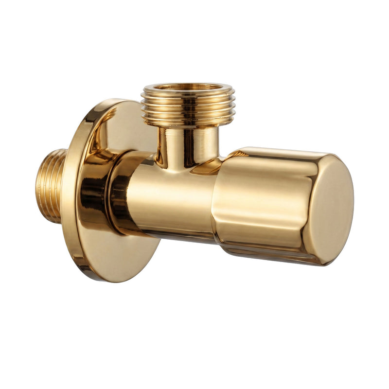 Robinet colțar 02 1/2" x 3/4" Gold - Inox - De aur | SanitarePro