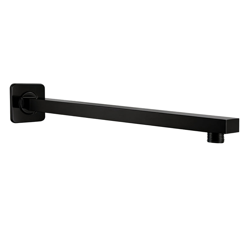 Braț de duș pătrat REA JS-9022B 40cm Black - Inox - Negru | SanitarePro