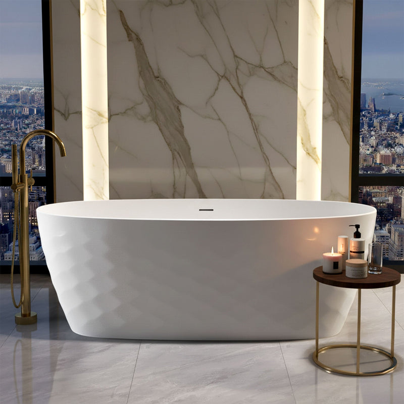 Cadă acrilică freestanding GAJA 170 - Acrilic - Alb | SanitarePro