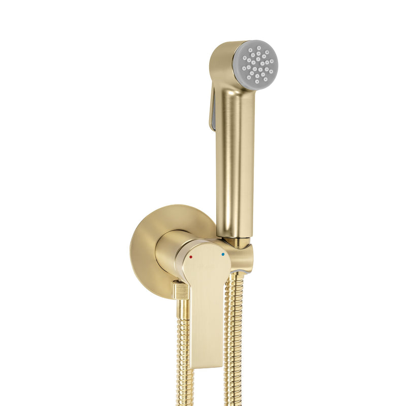 Baterie bideu Rea Argus Brush Gold - Alamă - Auriu periat | SanitarePro