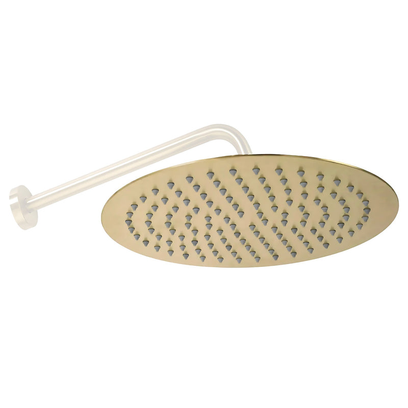 Cap de duș Rea Gold Brush 25cm - Alama | SanitarePro