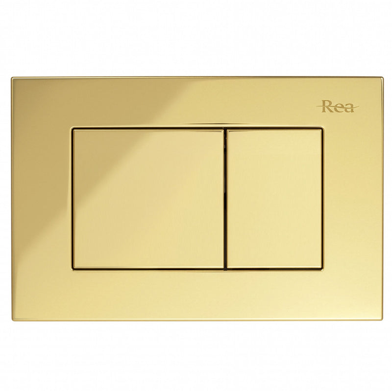 Clapeta pentru rezervor incastrat Rea J K011A-Q și Slim 024N Gold - Plastic - De aur | SanitarePro