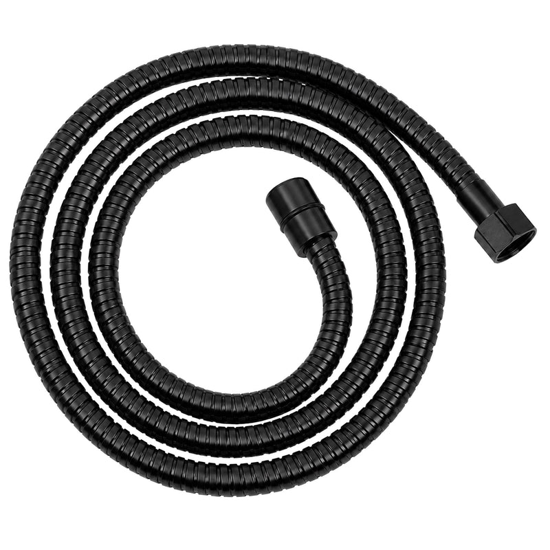 Furtun de duș Rea Black 150 cm - inox, ABS - Negru | SanitarePro