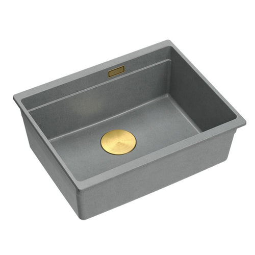 Chiuveta din granit Logan 100 Grey Metallic - Granit - gri metalic | SanitarePro
