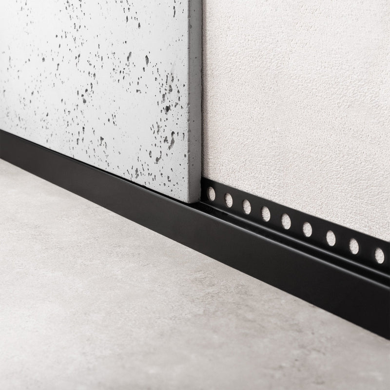 Bandă frontală pentru cădiță de duș 130cm Black