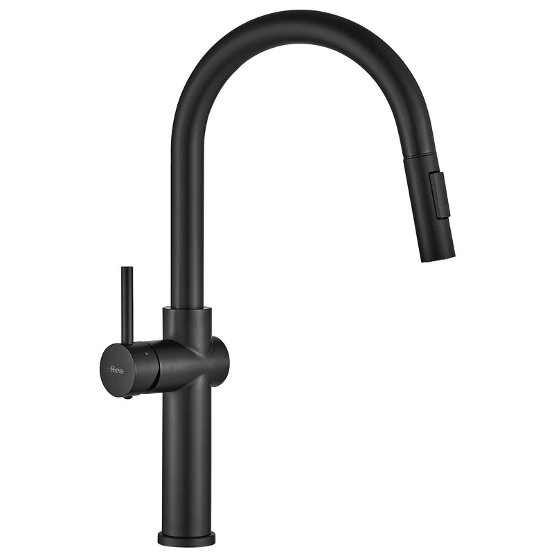 Baterie de bucătărie Rea Fresh High Black