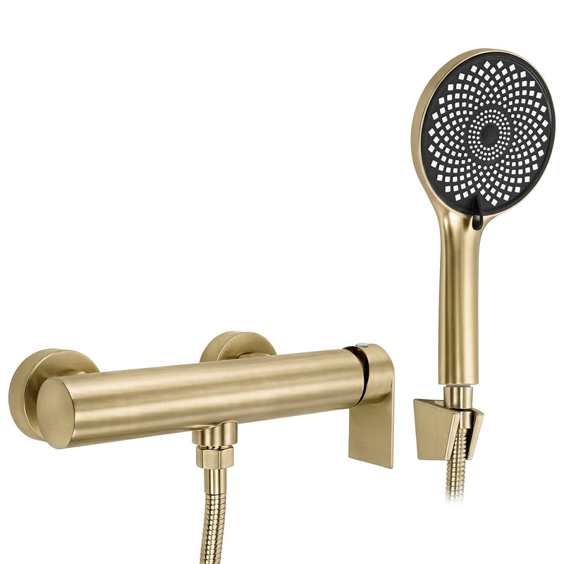 Baterie de duș Rea Hunter Brushed Gold