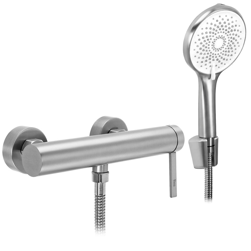 Baterie de duș REA Rivo Brush Nickel