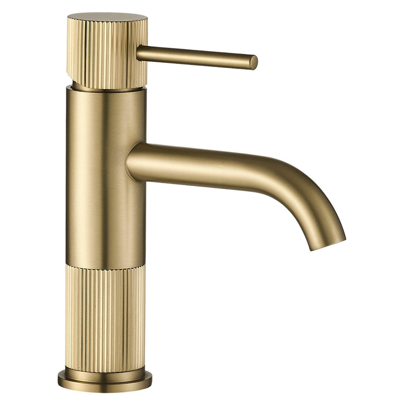 Baterie pentru baie Rea Lungo Stripe Brush Gold Low