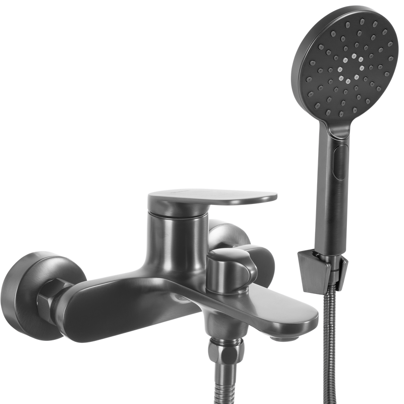 Baterie pentru cadă REA Marco Gun Grey - Alamă, ABS - Titan | SanitarePro