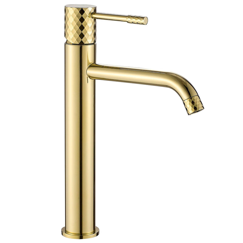 Baterie pentru lavoar Rea Lungo Diamond Gold