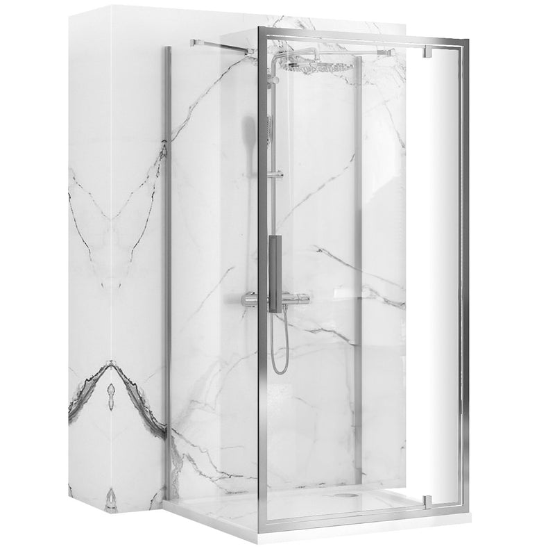 Cabina dus REA Rapid Swing Chrome - Crom | SanitarePro