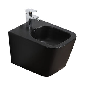 Bideu suspendat, Fluminia, Paris, negru mat