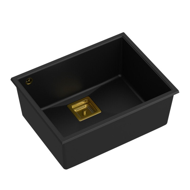 Chiuveta din granit DAVID 50 Black - Granit - Negru | SanitarePro