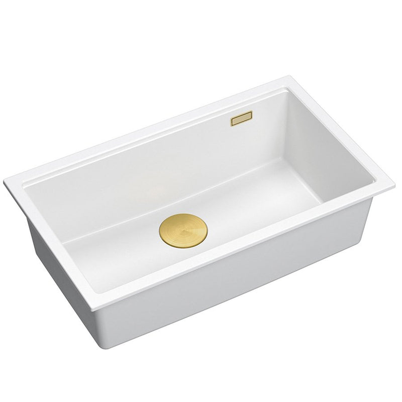 Chiuveta din granit Logan 110 White - Granit - White | SanitarePro