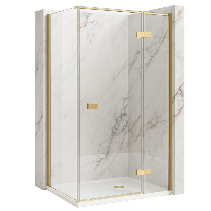 Cabina de dus Rea Atlas 90x90 Brush Gold