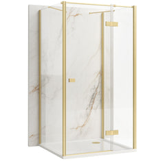 Cabina de dus Rea Atlas 90x90 Brush Gold
