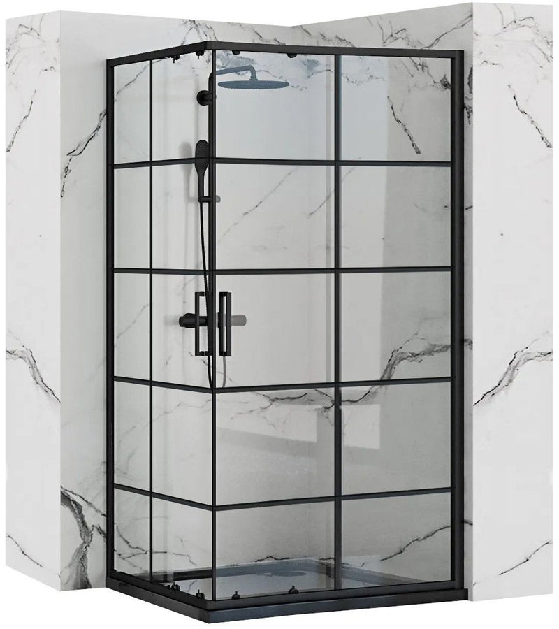 Cabina de dus Rea Concept Black 80x100