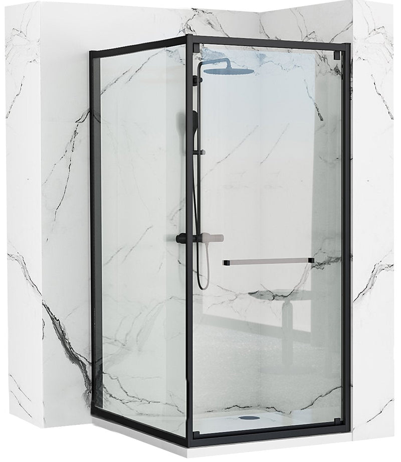 Cabina de dus Rea Space In Black 80x100