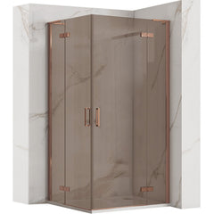 Cabina dus REA Hugo Double 80x100 Copper Brush