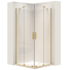 Cabina dus REA Montana Double Gold Brush 80x100