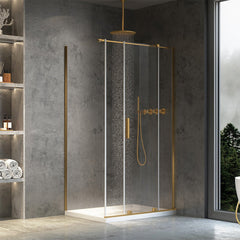 Cabina dus REA Montana Gold Brush 140x100