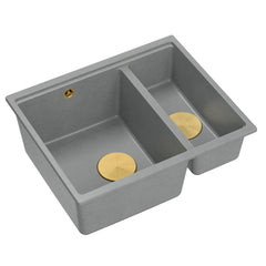 Chiuveta din granit Logan 150 Grey Metallic