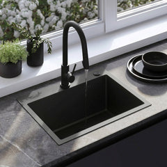 Chiuvetă inox Liam Black