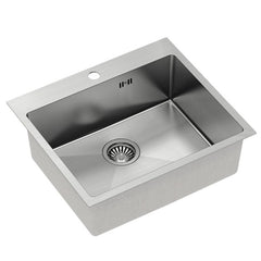 Chiuvetă inox RUSSEL 110 BRUSH NICKEL