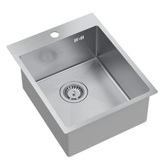 Chiuvetă inox RUSSEL 90 BRUSH NICKEL