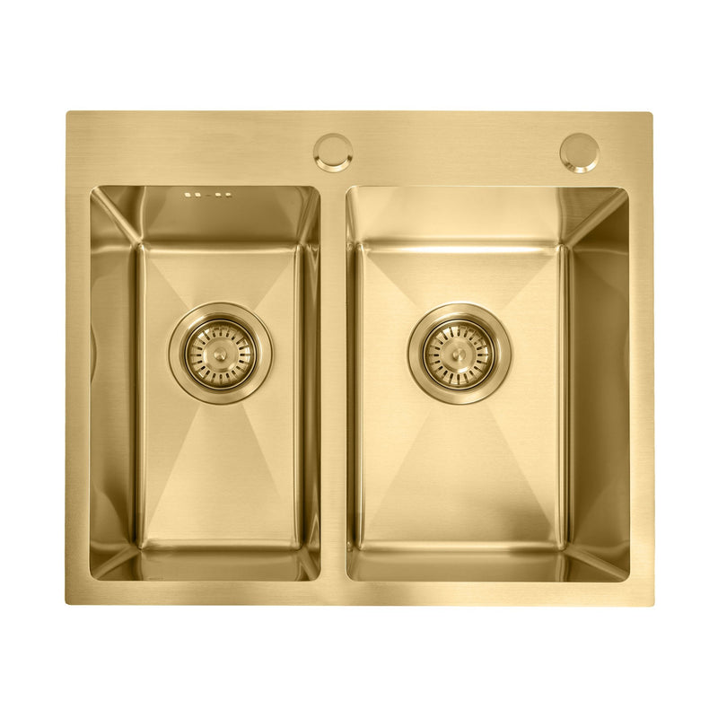 Chiuvetă inox Toby BRUSH GOLD