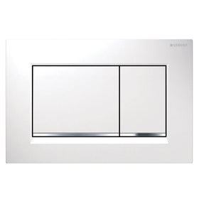 Clapeta cu actionare dubla Geberit, Sigma30, alb