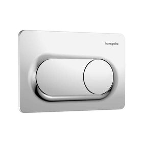 Clapetă cu acționare dublă Hansgrohe, iFrame, pentru rezervor încastrat, crom
